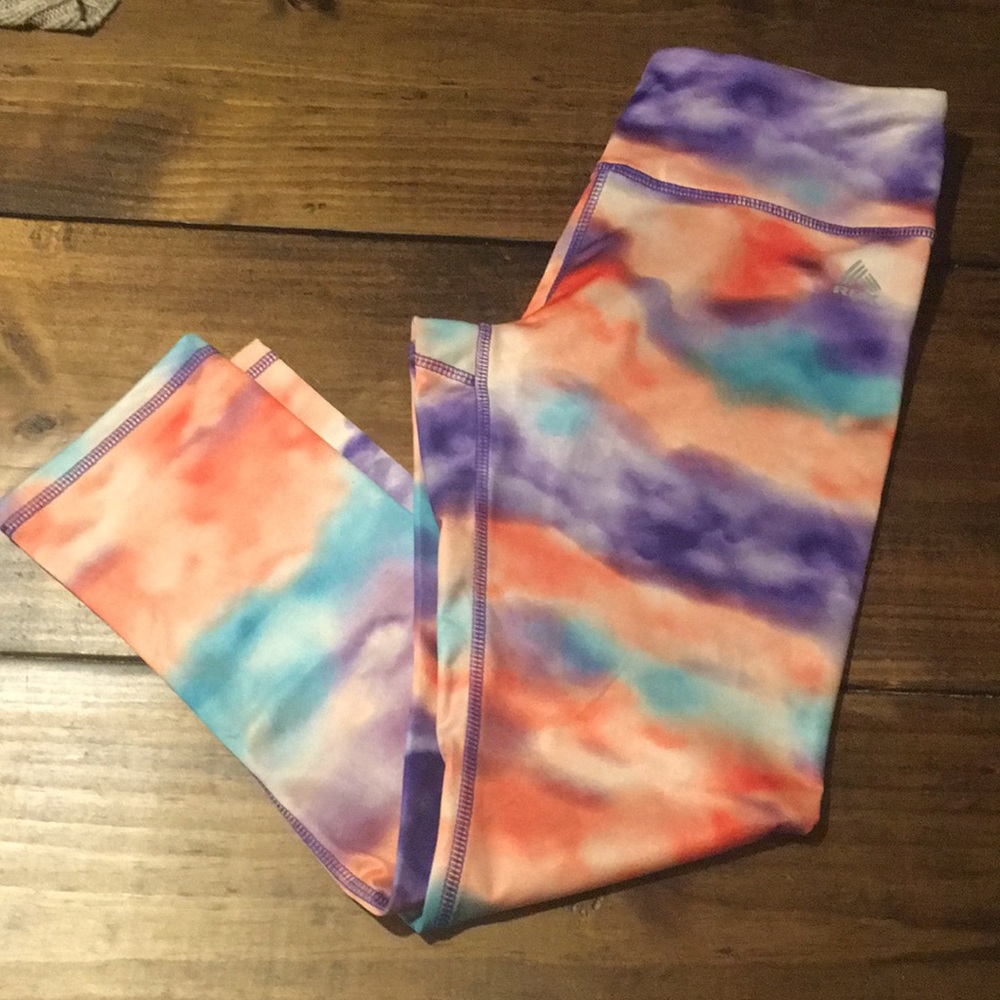 Tye dye crop leggings
